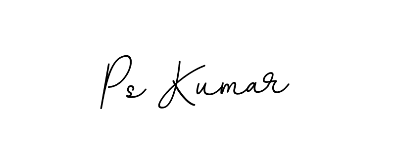 The best way (BallpointsItalic-DORy9) to make a short signature is to pick only two or three words in your name. The name Ps Kumar include a total of six letters. For converting this name. Ps Kumar signature style 11 images and pictures png