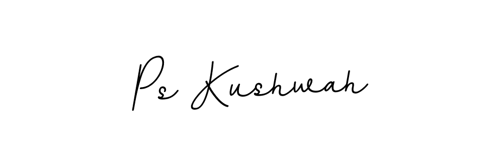 How to make Ps Kushwah signature? BallpointsItalic-DORy9 is a professional autograph style. Create handwritten signature for Ps Kushwah name. Ps Kushwah signature style 11 images and pictures png
