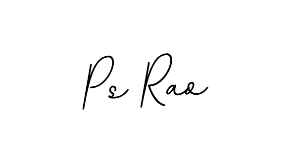 Create a beautiful signature design for name Ps Rao. With this signature (BallpointsItalic-DORy9) fonts, you can make a handwritten signature for free. Ps Rao signature style 11 images and pictures png