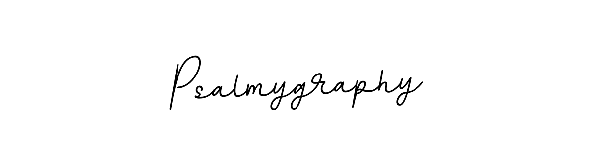 Create a beautiful signature design for name Psalmygraphy. With this signature (BallpointsItalic-DORy9) fonts, you can make a handwritten signature for free. Psalmygraphy signature style 11 images and pictures png
