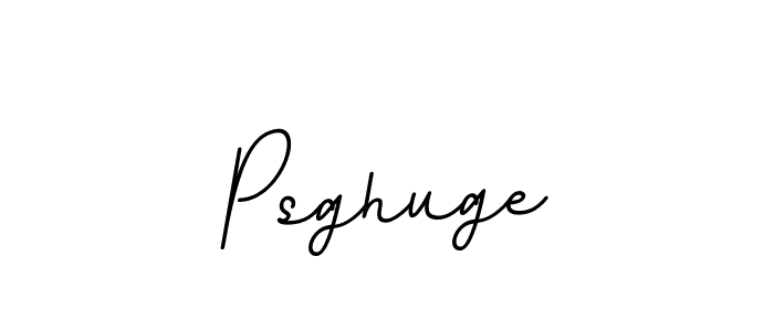 Psghuge stylish signature style. Best Handwritten Sign (BallpointsItalic-DORy9) for my name. Handwritten Signature Collection Ideas for my name Psghuge. Psghuge signature style 11 images and pictures png