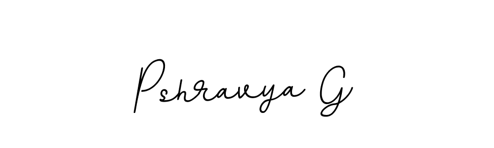 The best way (BallpointsItalic-DORy9) to make a short signature is to pick only two or three words in your name. The name Pshravya G include a total of six letters. For converting this name. Pshravya G signature style 11 images and pictures png