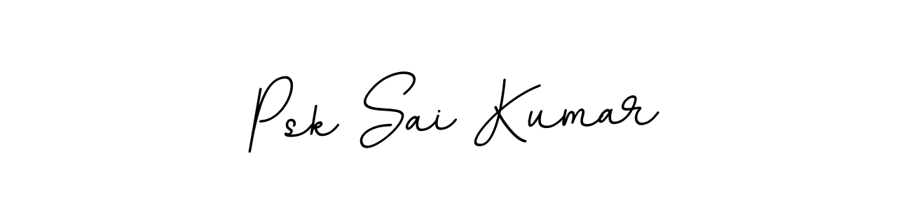 Use a signature maker to create a handwritten signature online. With this signature software, you can design (BallpointsItalic-DORy9) your own signature for name Psk Sai Kumar. Psk Sai Kumar signature style 11 images and pictures png