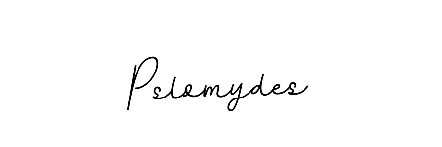 How to make Pslomydes name signature. Use BallpointsItalic-DORy9 style for creating short signs online. This is the latest handwritten sign. Pslomydes signature style 11 images and pictures png