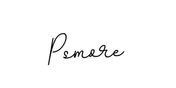 How to make Psmore signature? BallpointsItalic-DORy9 is a professional autograph style. Create handwritten signature for Psmore name. Psmore signature style 11 images and pictures png