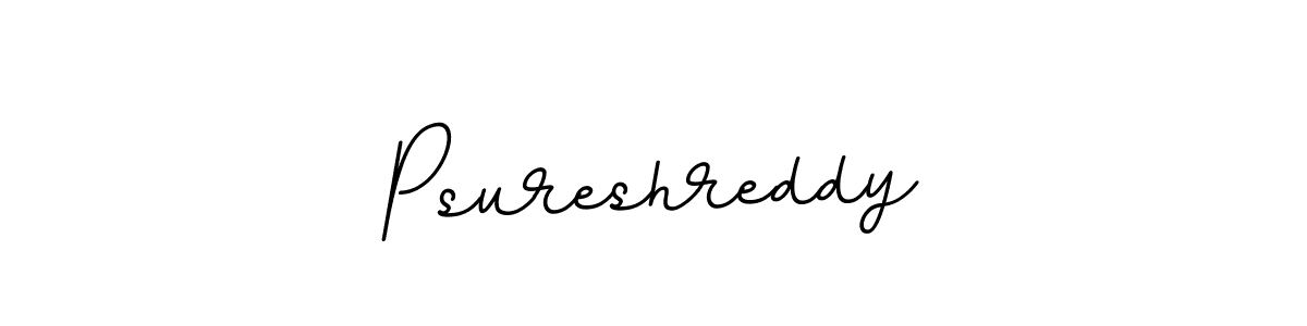 Create a beautiful signature design for name Psureshreddy. With this signature (BallpointsItalic-DORy9) fonts, you can make a handwritten signature for free. Psureshreddy signature style 11 images and pictures png