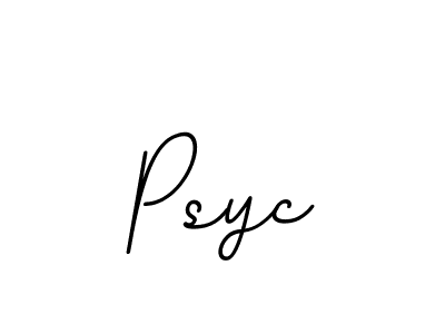 Similarly BallpointsItalic-DORy9 is the best handwritten signature design. Signature creator online .You can use it as an online autograph creator for name Psyc. Psyc signature style 11 images and pictures png