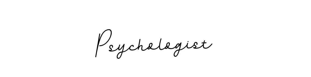 Psychologist stylish signature style. Best Handwritten Sign (BallpointsItalic-DORy9) for my name. Handwritten Signature Collection Ideas for my name Psychologist. Psychologist signature style 11 images and pictures png