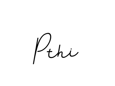 How to make Pthi name signature. Use BallpointsItalic-DORy9 style for creating short signs online. This is the latest handwritten sign. Pthi signature style 11 images and pictures png