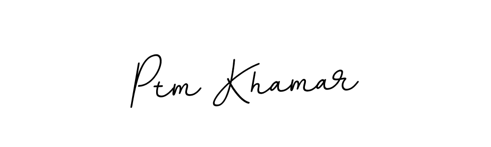 This is the best signature style for the Ptm Khamar name. Also you like these signature font (BallpointsItalic-DORy9). Mix name signature. Ptm Khamar signature style 11 images and pictures png