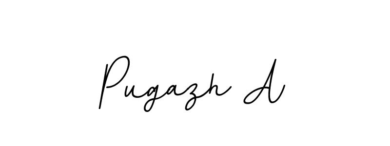 Design your own signature with our free online signature maker. With this signature software, you can create a handwritten (BallpointsItalic-DORy9) signature for name Pugazh A. Pugazh A signature style 11 images and pictures png