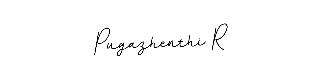 Design your own signature with our free online signature maker. With this signature software, you can create a handwritten (BallpointsItalic-DORy9) signature for name Pugazhenthi R. Pugazhenthi R signature style 11 images and pictures png