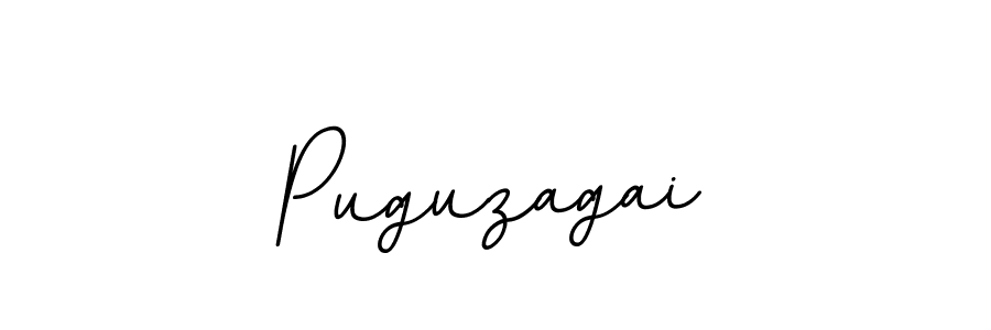 How to make Puguzagai name signature. Use BallpointsItalic-DORy9 style for creating short signs online. This is the latest handwritten sign. Puguzagai signature style 11 images and pictures png