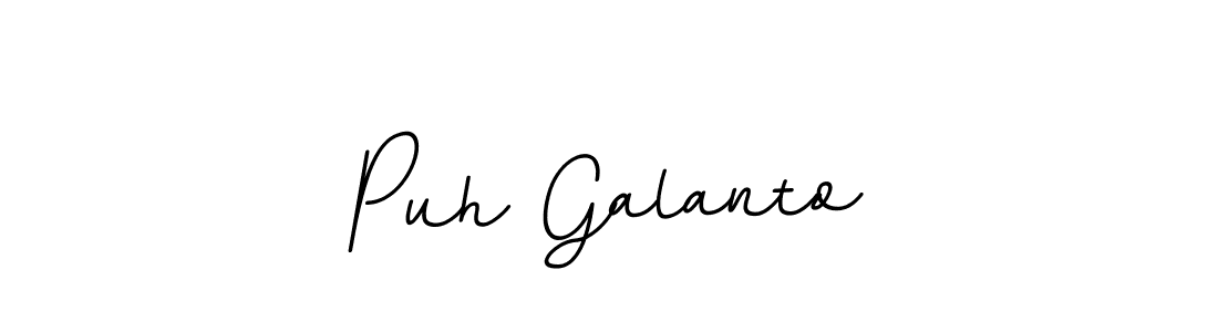 Make a beautiful signature design for name Puh Galanto. With this signature (BallpointsItalic-DORy9) style, you can create a handwritten signature for free. Puh Galanto signature style 11 images and pictures png