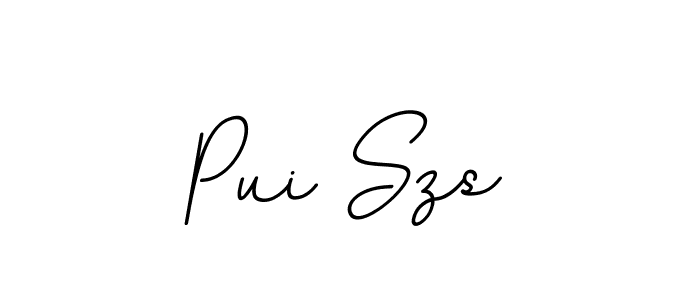 Create a beautiful signature design for name Pui Szs. With this signature (BallpointsItalic-DORy9) fonts, you can make a handwritten signature for free. Pui Szs signature style 11 images and pictures png