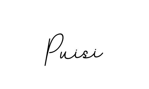 Similarly BallpointsItalic-DORy9 is the best handwritten signature design. Signature creator online .You can use it as an online autograph creator for name Puisi. Puisi signature style 11 images and pictures png