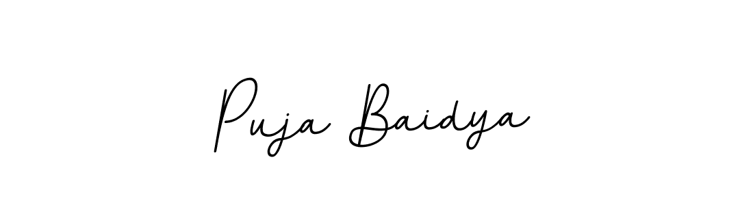 if you are searching for the best signature style for your name Puja Baidya. so please give up your signature search. here we have designed multiple signature styles  using BallpointsItalic-DORy9. Puja Baidya signature style 11 images and pictures png