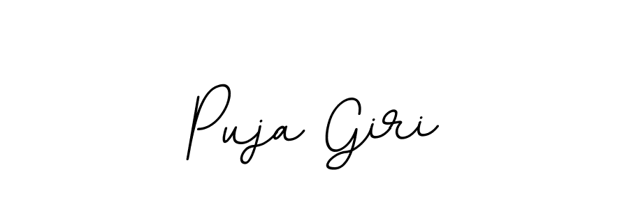 Use a signature maker to create a handwritten signature online. With this signature software, you can design (BallpointsItalic-DORy9) your own signature for name Puja Giri. Puja Giri signature style 11 images and pictures png