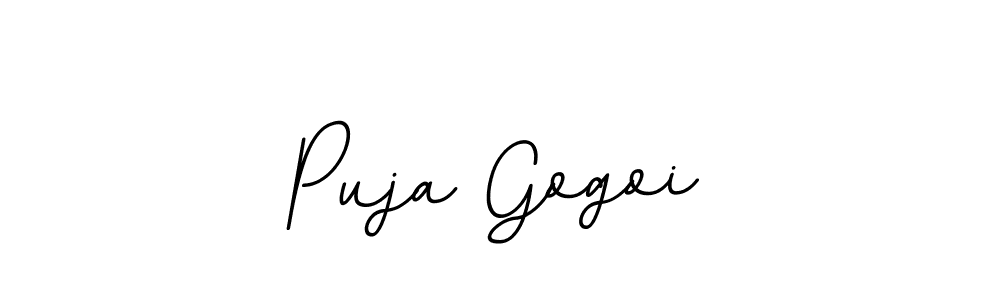 The best way (BallpointsItalic-DORy9) to make a short signature is to pick only two or three words in your name. The name Puja Gogoi include a total of six letters. For converting this name. Puja Gogoi signature style 11 images and pictures png