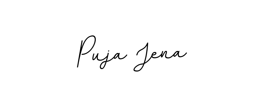 This is the best signature style for the Puja Jena name. Also you like these signature font (BallpointsItalic-DORy9). Mix name signature. Puja Jena signature style 11 images and pictures png