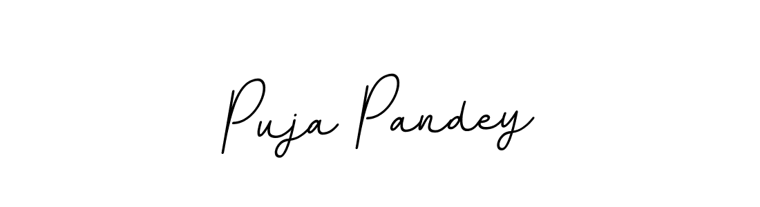 You should practise on your own different ways (BallpointsItalic-DORy9) to write your name (Puja Pandey) in signature. don't let someone else do it for you. Puja Pandey signature style 11 images and pictures png