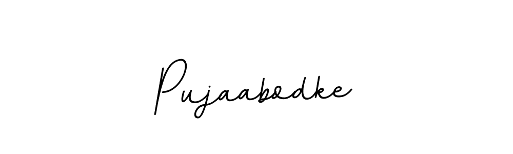 It looks lik you need a new signature style for name Pujaabodke. Design unique handwritten (BallpointsItalic-DORy9) signature with our free signature maker in just a few clicks. Pujaabodke signature style 11 images and pictures png