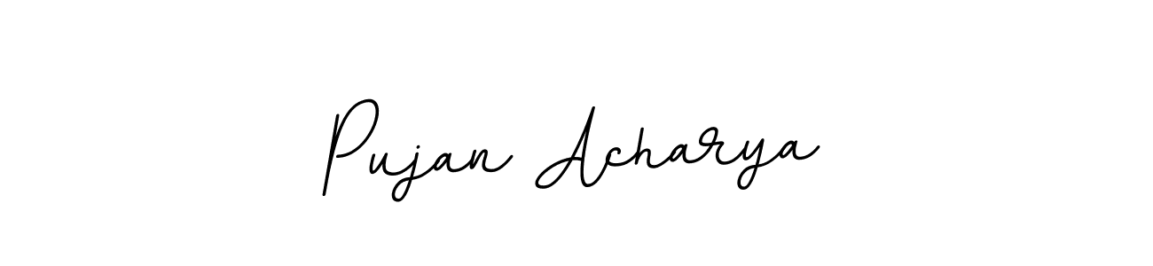 It looks lik you need a new signature style for name Pujan Acharya. Design unique handwritten (BallpointsItalic-DORy9) signature with our free signature maker in just a few clicks. Pujan Acharya signature style 11 images and pictures png