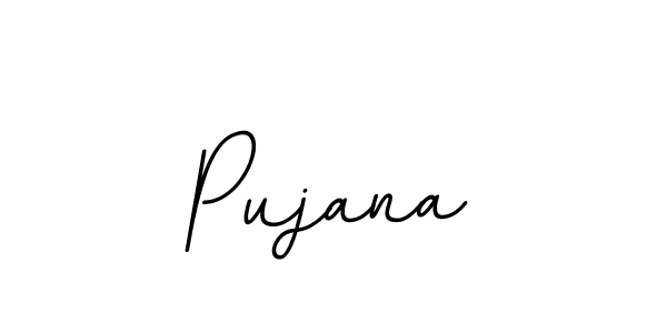 Similarly BallpointsItalic-DORy9 is the best handwritten signature design. Signature creator online .You can use it as an online autograph creator for name Pujana. Pujana signature style 11 images and pictures png