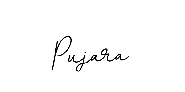 Make a beautiful signature design for name Pujara. With this signature (BallpointsItalic-DORy9) style, you can create a handwritten signature for free. Pujara signature style 11 images and pictures png