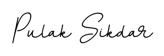 The BallpointsItalic-DORy9 typeface gives name Pulak Sikdar a refined look. Suitable for certificates, diplomas, and official verification. Pulak Sikdar signature style 11 images and pictures png