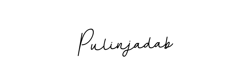 Create a beautiful signature design for name Pulinjadab. With this signature (BallpointsItalic-DORy9) fonts, you can make a handwritten signature for free. Pulinjadab signature style 11 images and pictures png