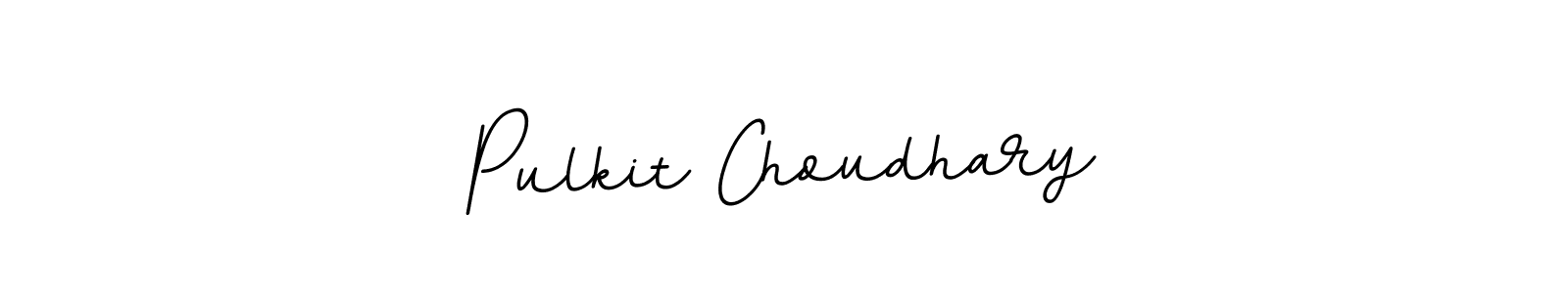 Use a signature maker to create a handwritten signature online. With this signature software, you can design (BallpointsItalic-DORy9) your own signature for name Pulkit Choudhary. Pulkit Choudhary signature style 11 images and pictures png