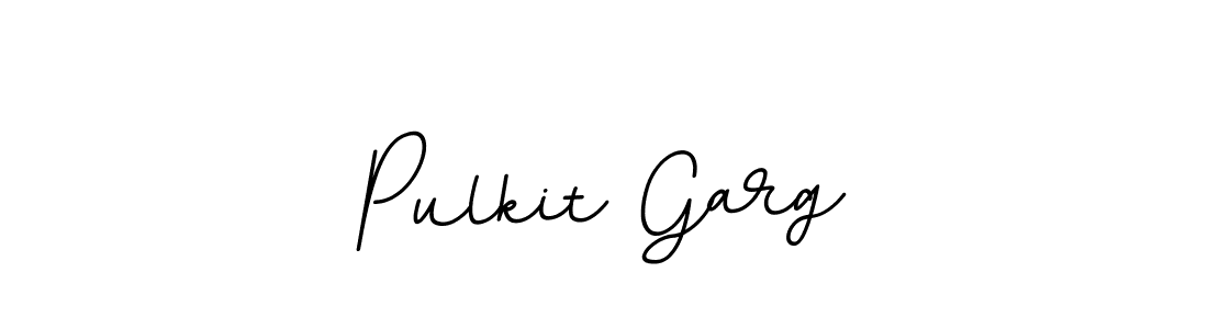 Create a beautiful signature design for name Pulkit Garg. With this signature (BallpointsItalic-DORy9) fonts, you can make a handwritten signature for free. Pulkit Garg signature style 11 images and pictures png