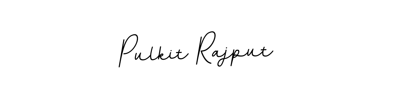 Create a beautiful signature design for name Pulkit Rajput. With this signature (BallpointsItalic-DORy9) fonts, you can make a handwritten signature for free. Pulkit Rajput signature style 11 images and pictures png