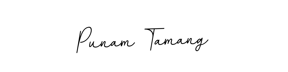 if you are searching for the best signature style for your name Punam Tamang. so please give up your signature search. here we have designed multiple signature styles  using BallpointsItalic-DORy9. Punam Tamang signature style 11 images and pictures png