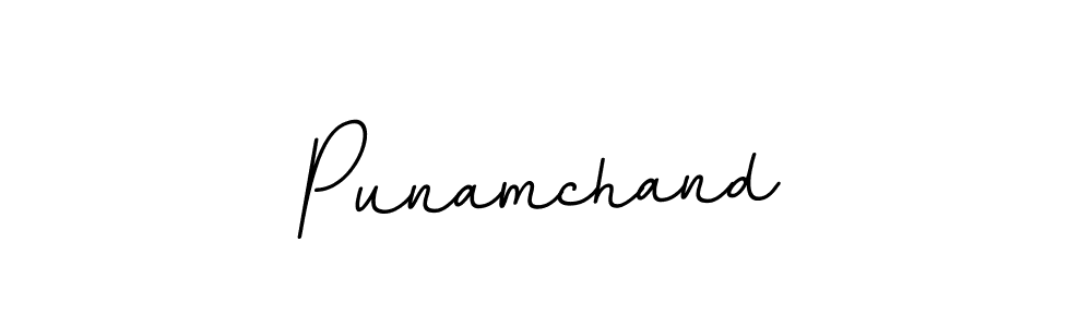 The best way (BallpointsItalic-DORy9) to make a short signature is to pick only two or three words in your name. The name Punamchand include a total of six letters. For converting this name. Punamchand signature style 11 images and pictures png