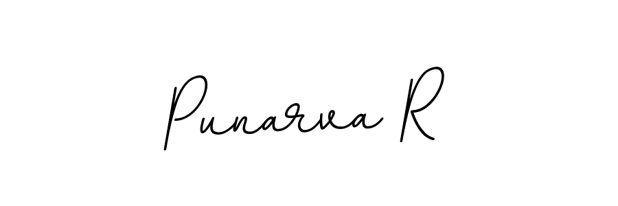 Use a signature maker to create a handwritten signature online. With this signature software, you can design (BallpointsItalic-DORy9) your own signature for name Punarva R. Punarva R signature style 11 images and pictures png