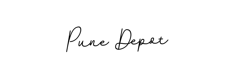 How to make Pune Depot signature? BallpointsItalic-DORy9 is a professional autograph style. Create handwritten signature for Pune Depot name. Pune Depot signature style 11 images and pictures png