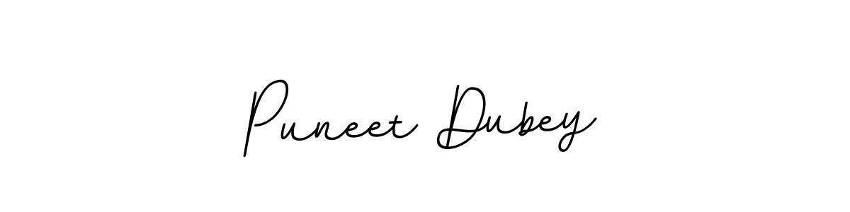 Use a signature maker to create a handwritten signature online. With this signature software, you can design (BallpointsItalic-DORy9) your own signature for name Puneet Dubey. Puneet Dubey signature style 11 images and pictures png