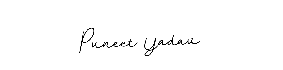 Create a beautiful signature design for name Puneet Yadav. With this signature (BallpointsItalic-DORy9) fonts, you can make a handwritten signature for free. Puneet Yadav signature style 11 images and pictures png