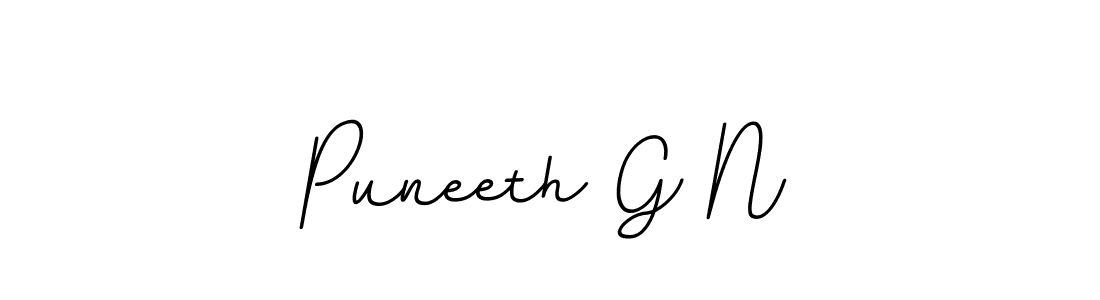 BallpointsItalic-DORy9 is a professional signature style that is perfect for those who want to add a touch of class to their signature. It is also a great choice for those who want to make their signature more unique. Get Puneeth G N name to fancy signature for free. Puneeth G N signature style 11 images and pictures png