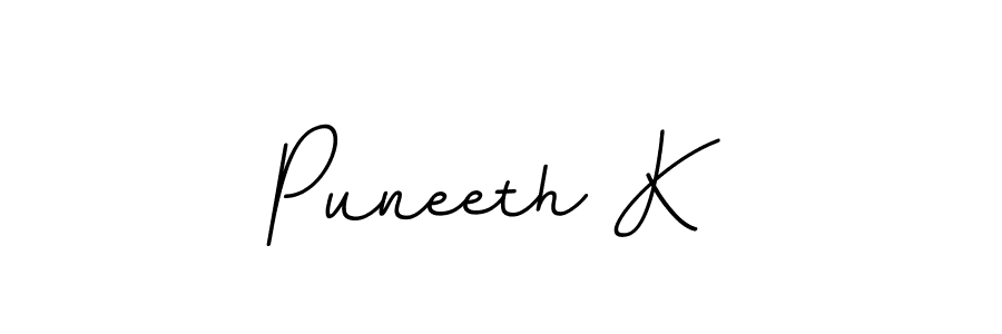 Puneeth K stylish signature style. Best Handwritten Sign (BallpointsItalic-DORy9) for my name. Handwritten Signature Collection Ideas for my name Puneeth K. Puneeth K signature style 11 images and pictures png