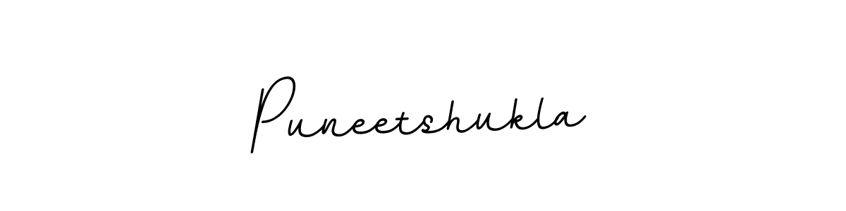 How to make Puneetshukla name signature. Use BallpointsItalic-DORy9 style for creating short signs online. This is the latest handwritten sign. Puneetshukla signature style 11 images and pictures png