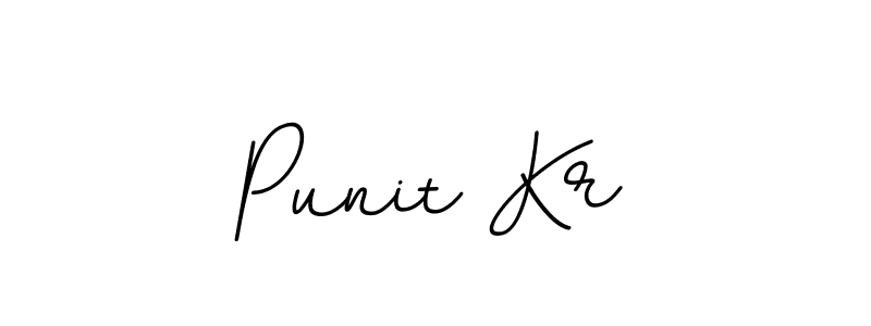 You should practise on your own different ways (BallpointsItalic-DORy9) to write your name (Punit Kr) in signature. don't let someone else do it for you. Punit Kr signature style 11 images and pictures png