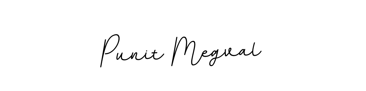 Punit Megval stylish signature style. Best Handwritten Sign (BallpointsItalic-DORy9) for my name. Handwritten Signature Collection Ideas for my name Punit Megval. Punit Megval signature style 11 images and pictures png