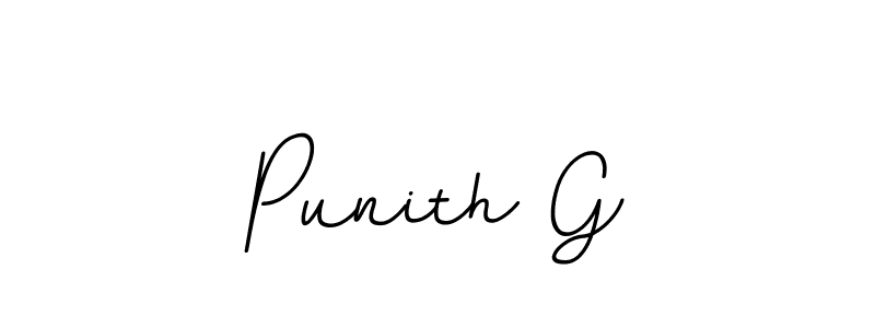 It looks lik you need a new signature style for name Punith G. Design unique handwritten (BallpointsItalic-DORy9) signature with our free signature maker in just a few clicks. Punith G signature style 11 images and pictures png