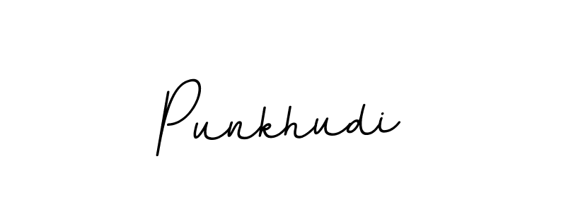 Design your own signature with our free online signature maker. With this signature software, you can create a handwritten (BallpointsItalic-DORy9) signature for name Punkhudi. Punkhudi signature style 11 images and pictures png