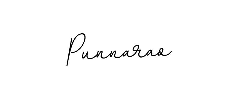 Make a beautiful signature design for name Punnarao. With this signature (BallpointsItalic-DORy9) style, you can create a handwritten signature for free. Punnarao signature style 11 images and pictures png