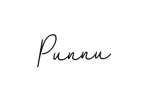 Make a beautiful signature design for name Punnu. With this signature (BallpointsItalic-DORy9) style, you can create a handwritten signature for free. Punnu signature style 11 images and pictures png