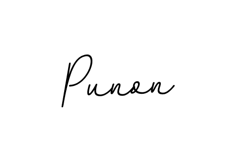 How to make Punon signature? BallpointsItalic-DORy9 is a professional autograph style. Create handwritten signature for Punon name. Punon signature style 11 images and pictures png